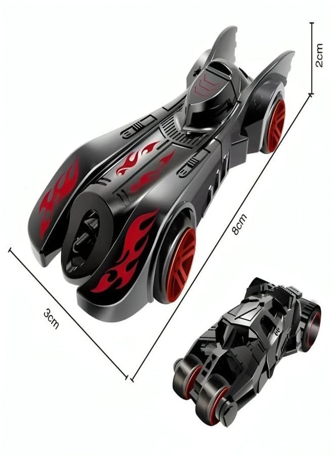 Sky Tech® Black Super Hero Mini Metal Die Cast Car Set of-6 Toy Vehicle Play Set Free Wheel High Speed Unbreakable for Kids Small Racing Car for Exciting Playtime Adventures Movie Vehicle - Image 3